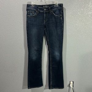 Silver bootcut jeans